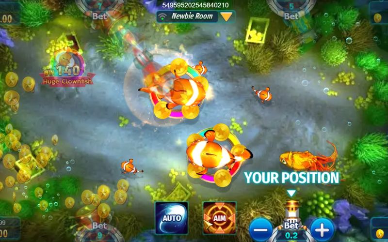 Bắn cá Xèng nổ thưởng liền tay