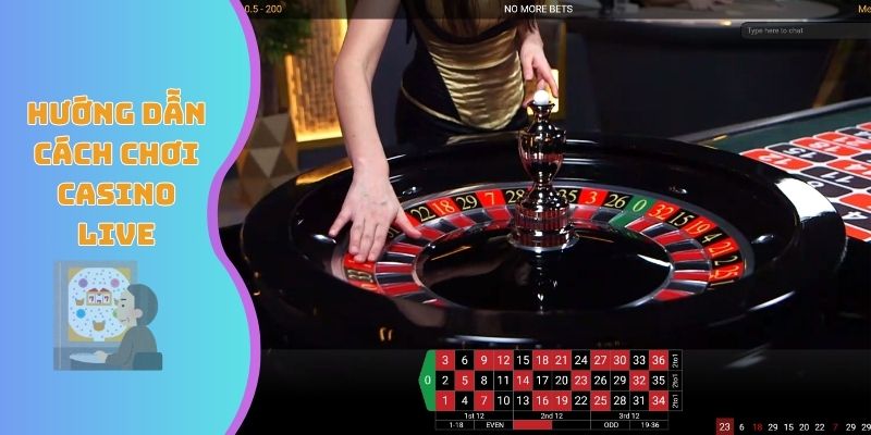 Hướng dẫn cách chơi casino live