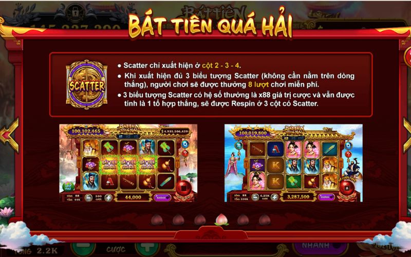Bát Tiên Quá Hải slot đổi thưởng