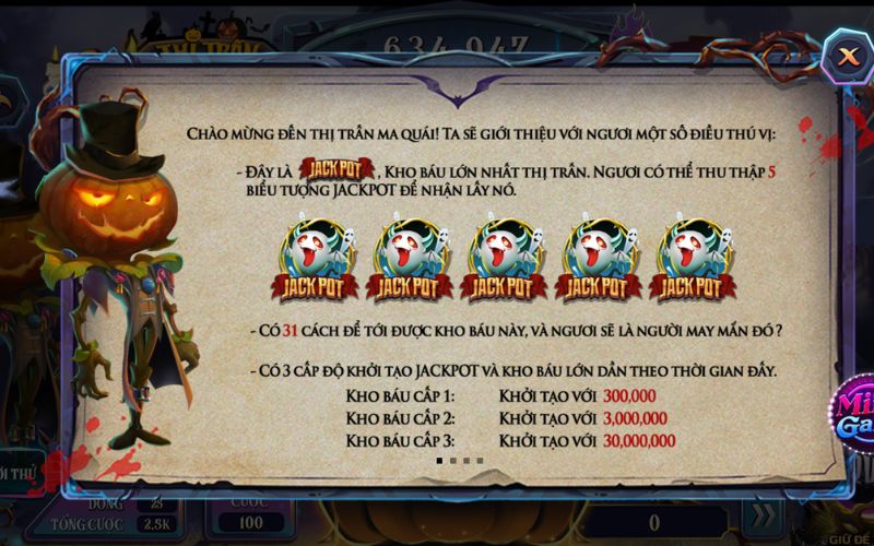 Slot Thị Trấn Ma Quái đồ họa rùng rợn