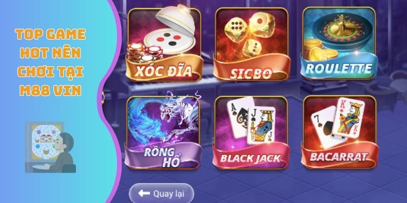 Top game hot nên chơi tại M88VIN